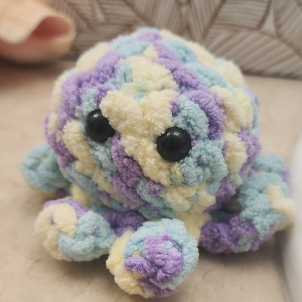 Colorful Plush Octopus Toy